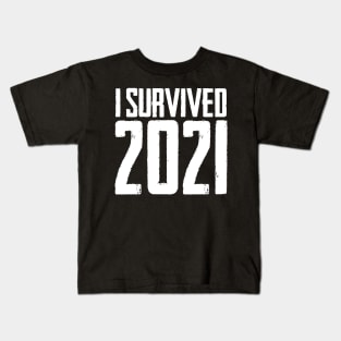 I Survived 2021 Kids T-Shirt